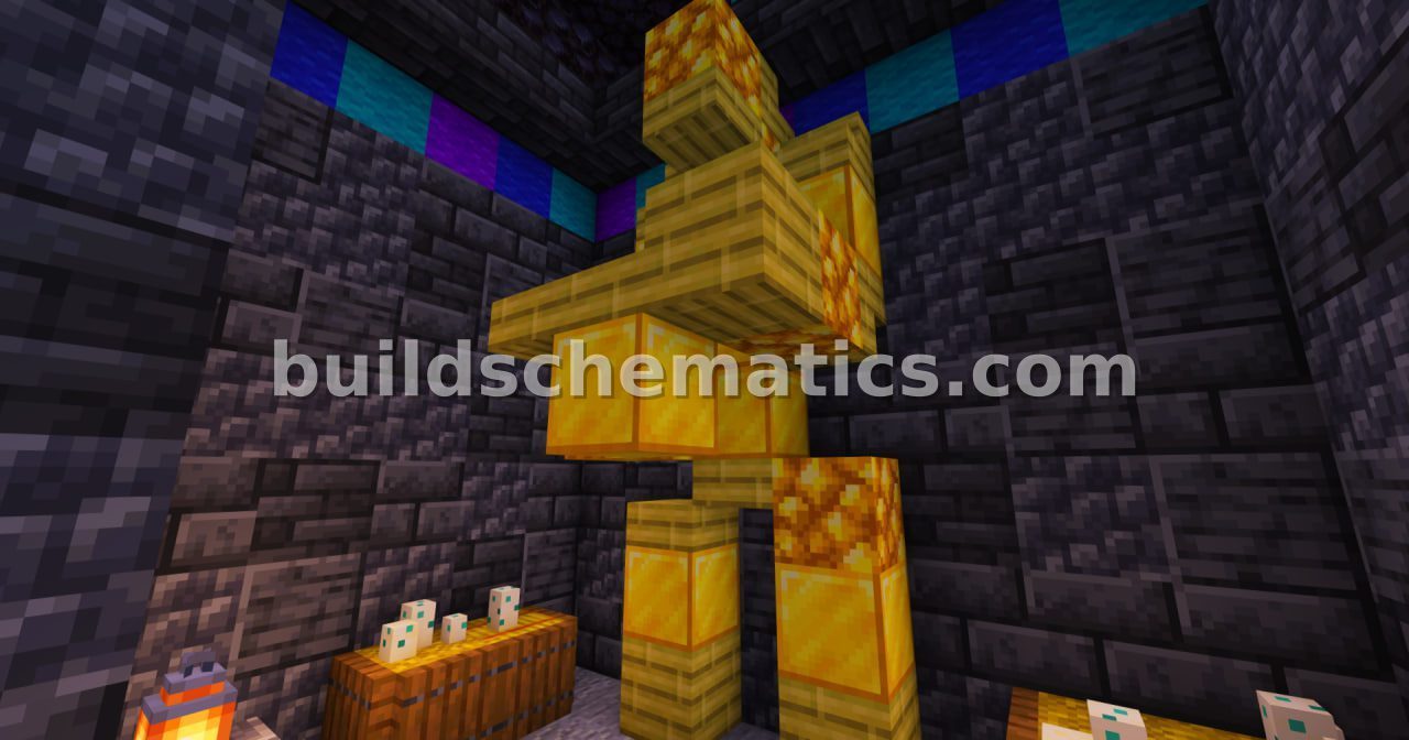Ancient Greek Temple Build in Deepslate — view 4