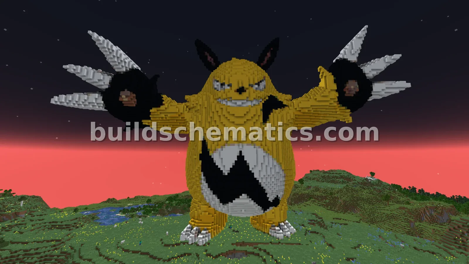 Grizzbolt Statue - Epic Minecraft Build — view 3