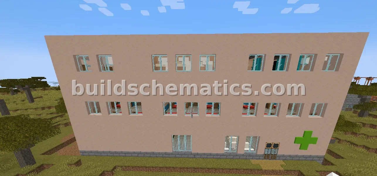 City Hospital with Elevator - 10890 Blocks