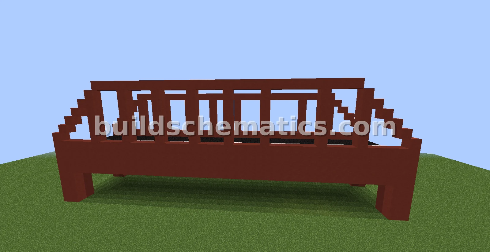 Large Red Road Bridge