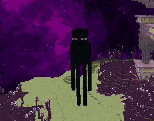 Giant Enderman Statue