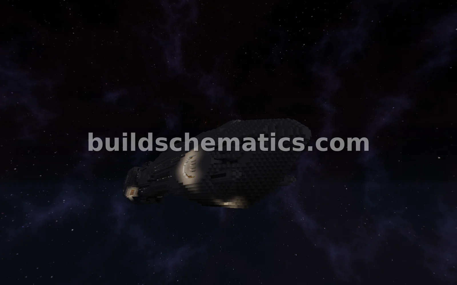 Argon M6 Corvette Spaceship — view 2