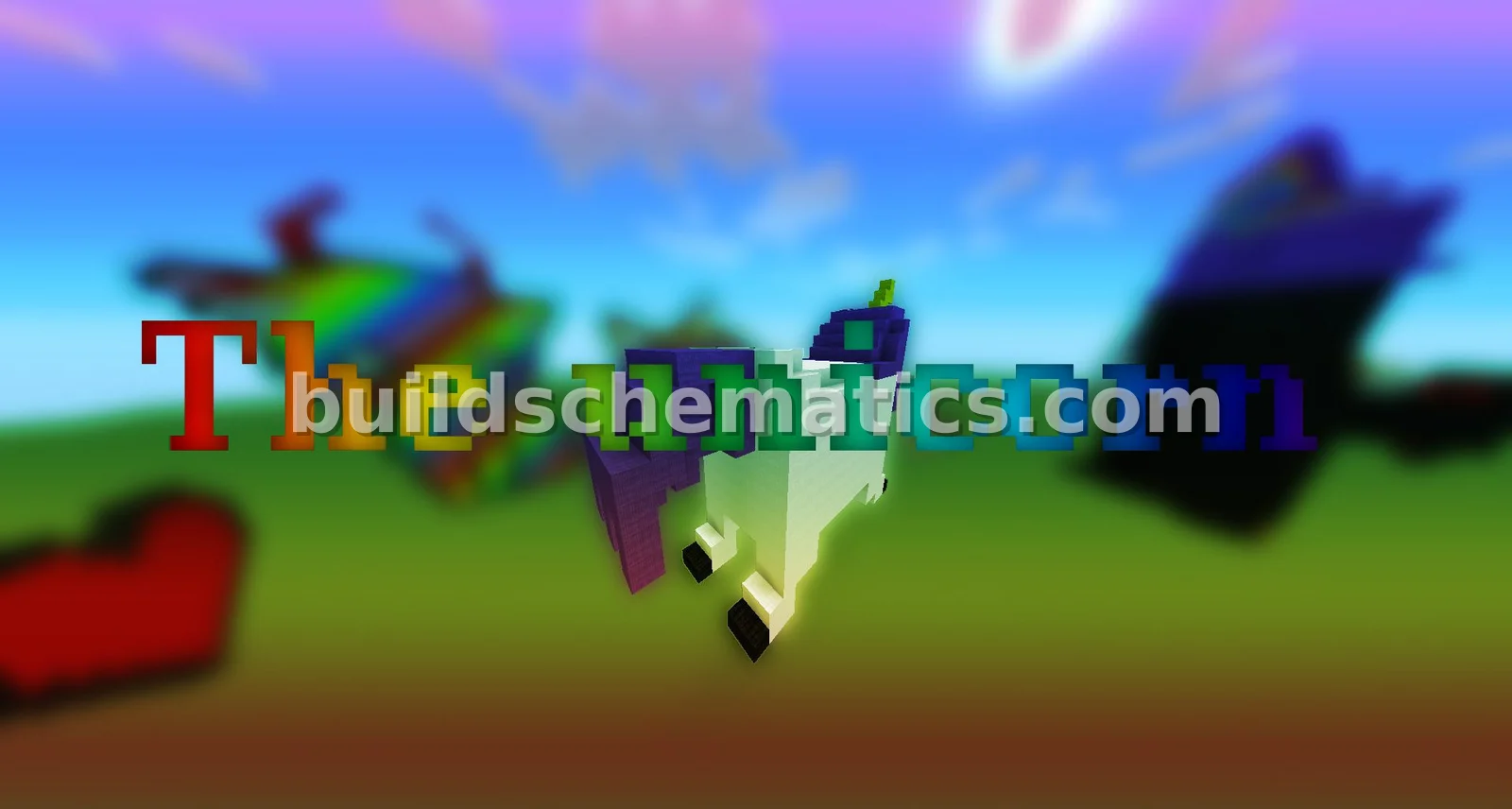 Cute Unicorn Pixel Art — view 2