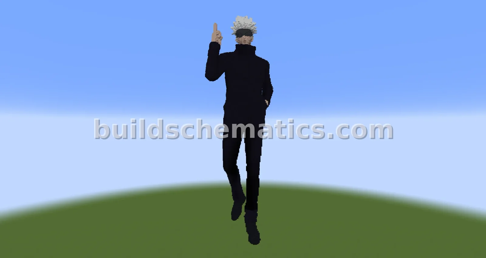 Gojo Statue Minecraft Build