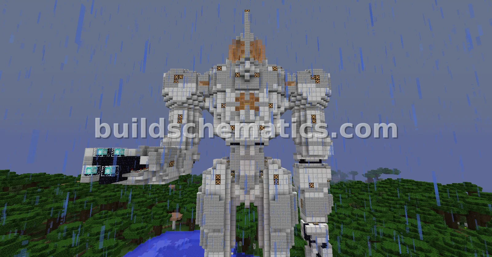 Jaeger Mech with Arm Cannon