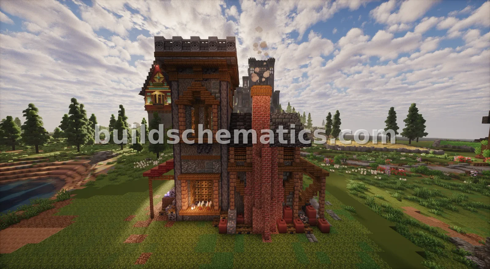 Fantasy Blacksmith House — view 2