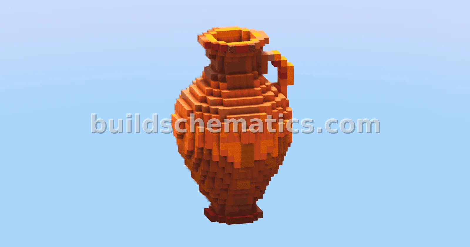 Small Terracotta Vase Decoration