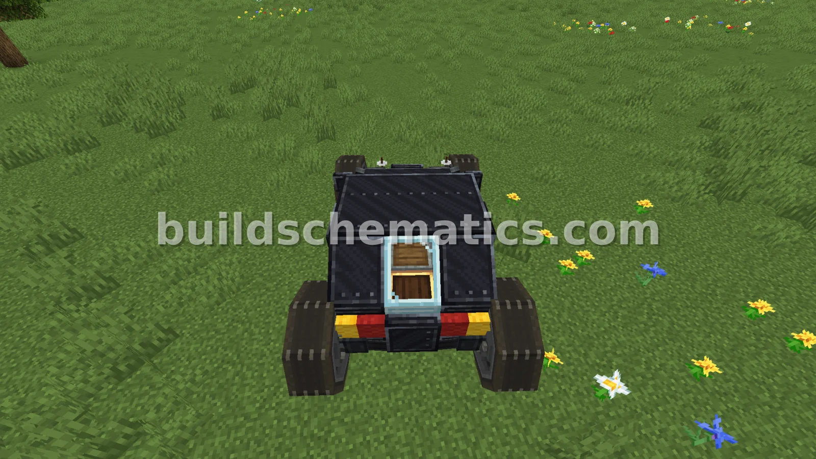 Simple Black Car Design — view 3