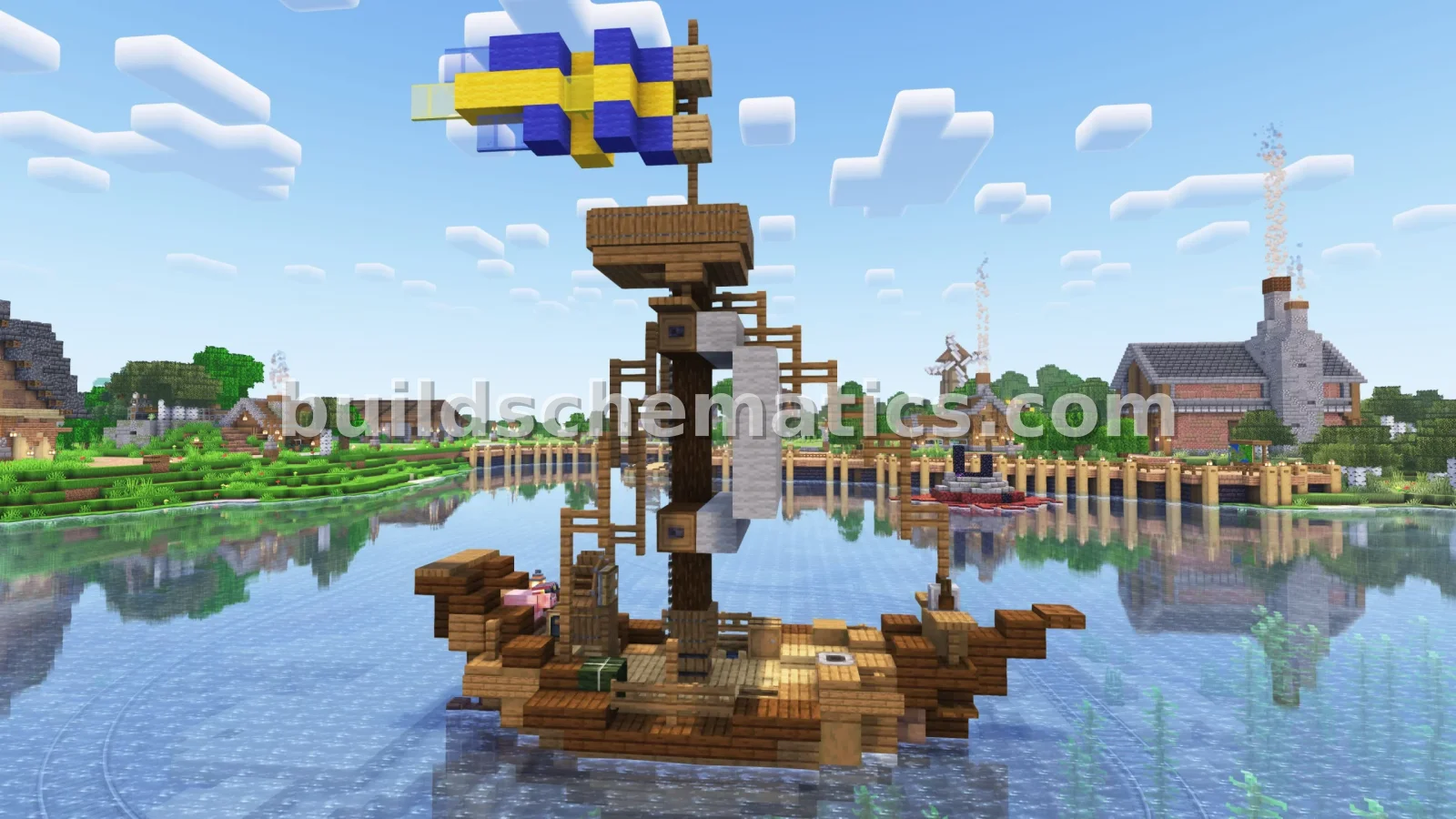 Spruce Plank Moving Boat Transport