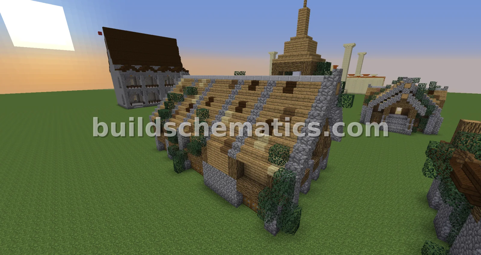 Rustic Village Church With Bell Tower — view 2