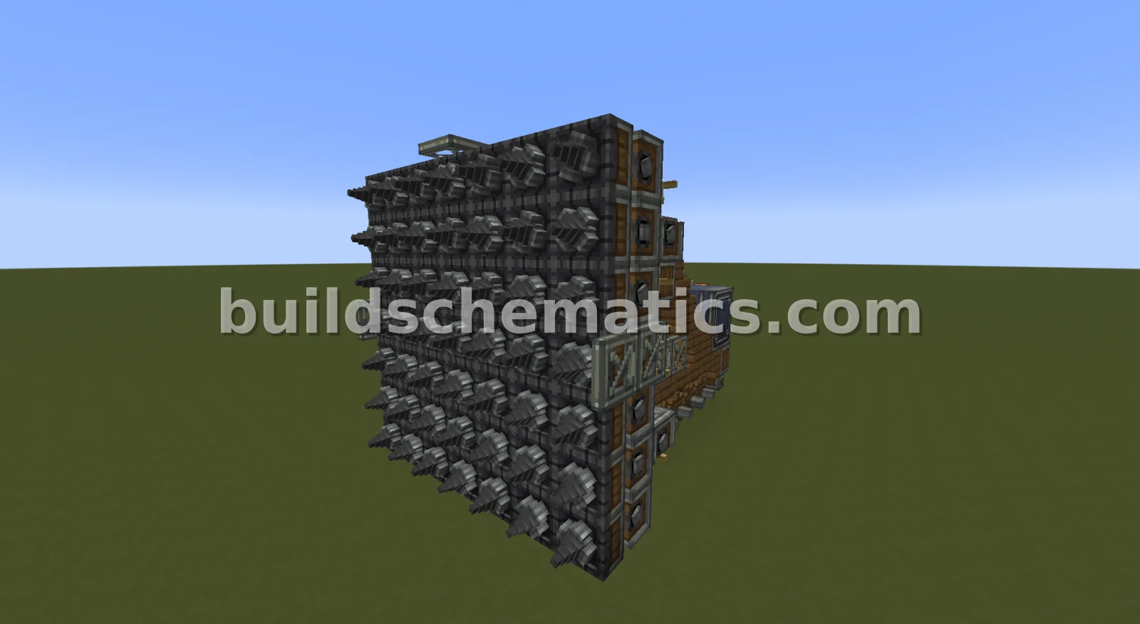 Automated Mining Machine with Wall Construction — view 3