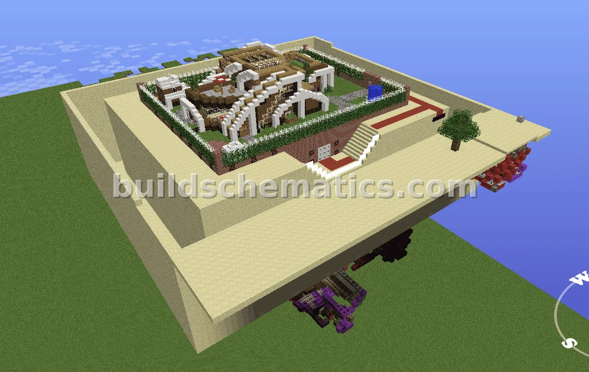 Secure Minecraft House with Advanced Security Systems — view 2