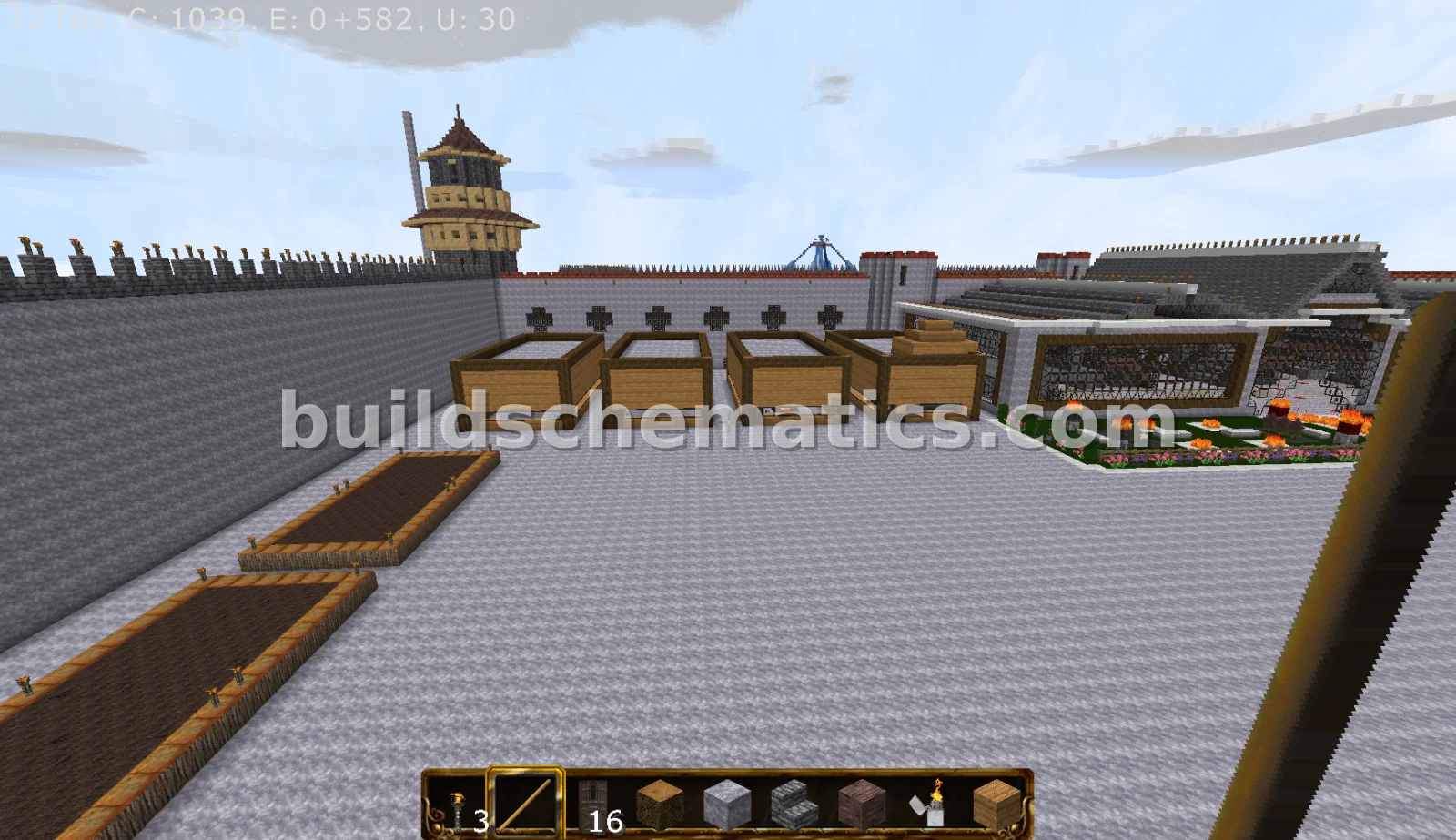 Medieval Fortress Structure — view 3