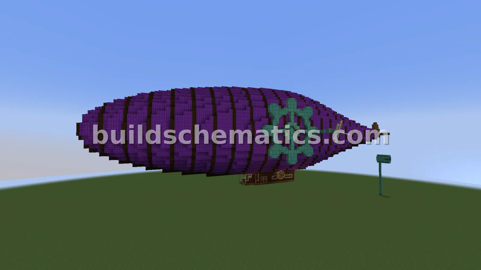 Steampunk Airship Blimp