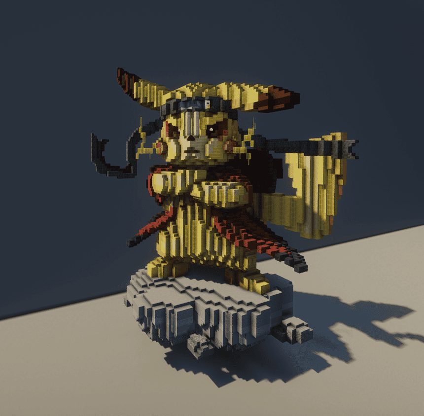 Pikachu Statue For Dragon Egg Display