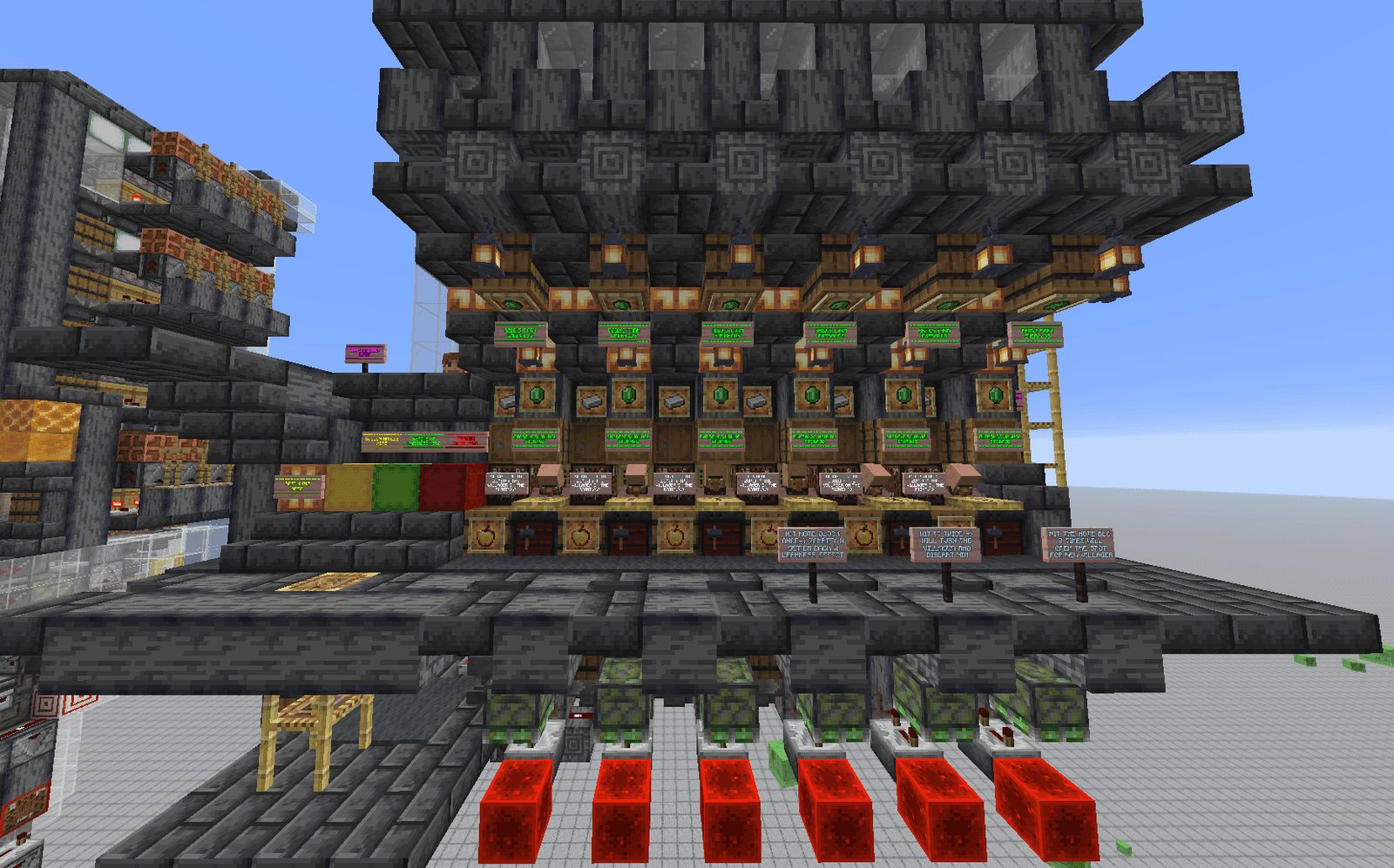 Automated Villager Trading Hall