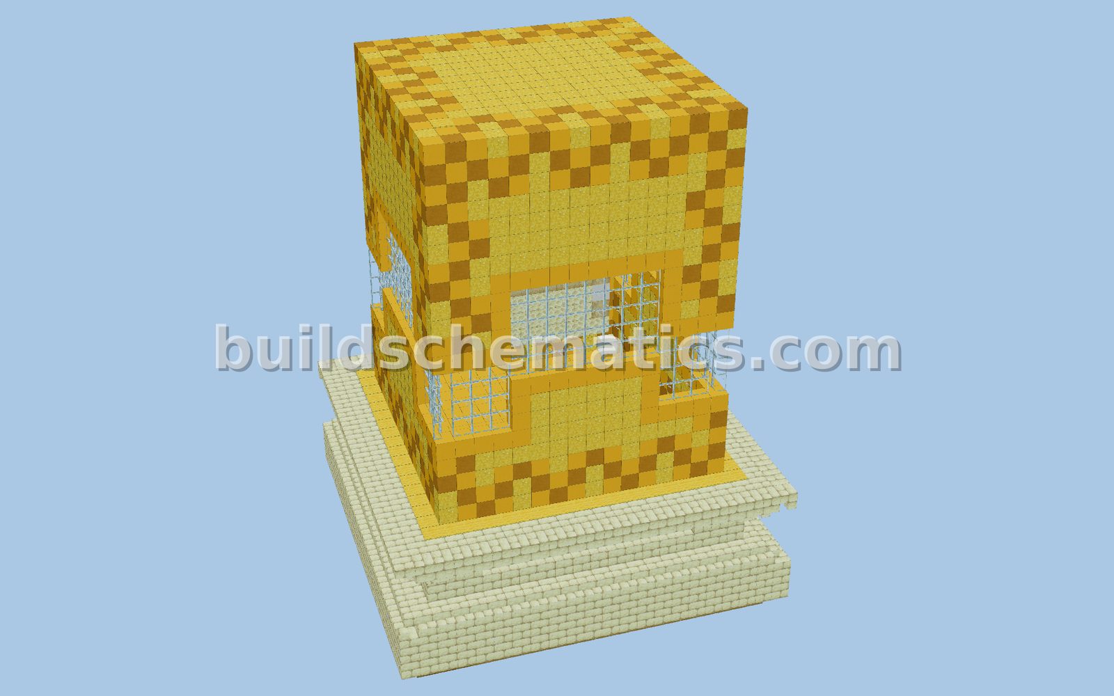 Yellow Shulker Statue