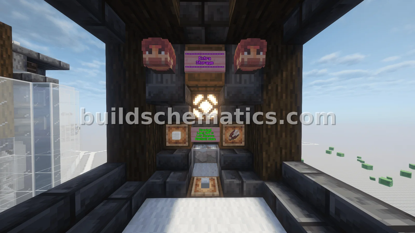 Automatic Wool Farm With Shulker Loader