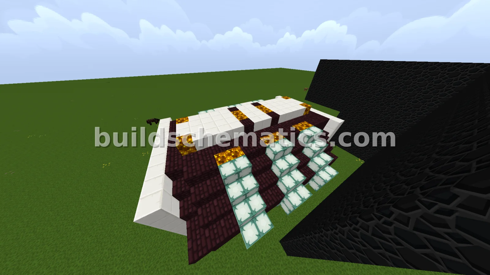 Modern Nether Brick Storage Room — view 4