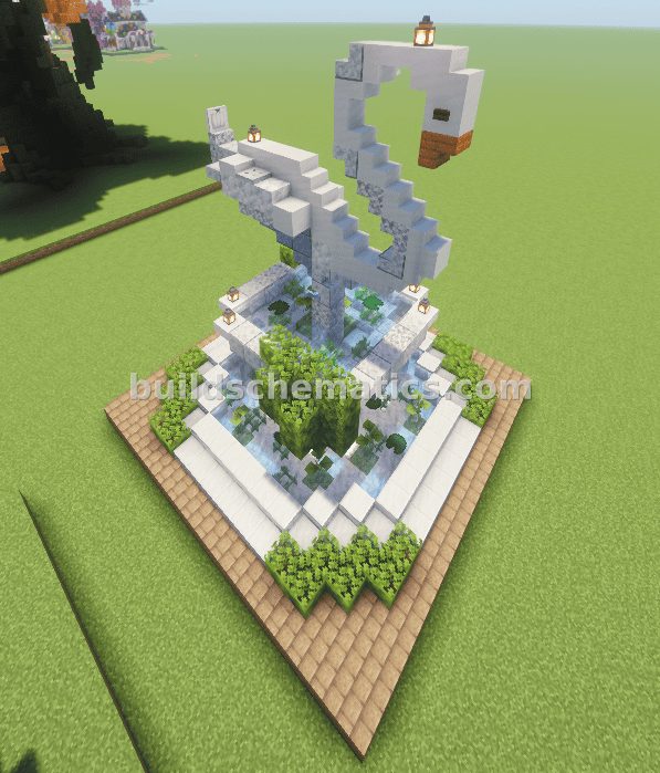 Swan Fountain Structure
