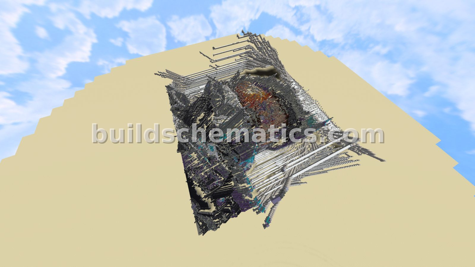 Master Chief Pixel Art Map — view 2
