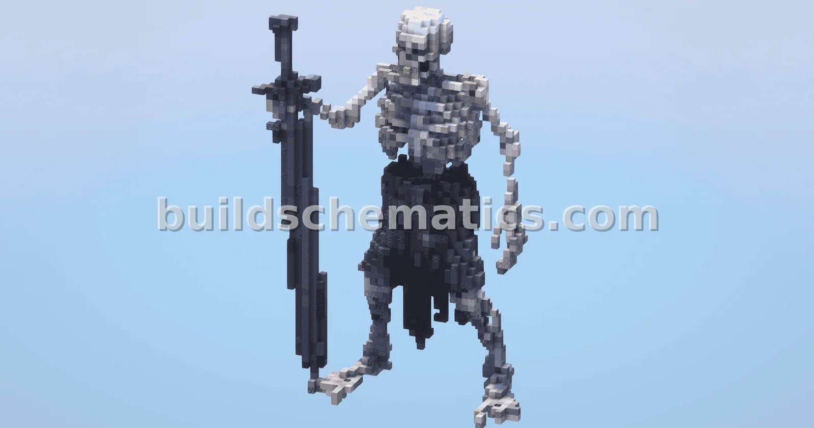 Scary Skeleton Statue