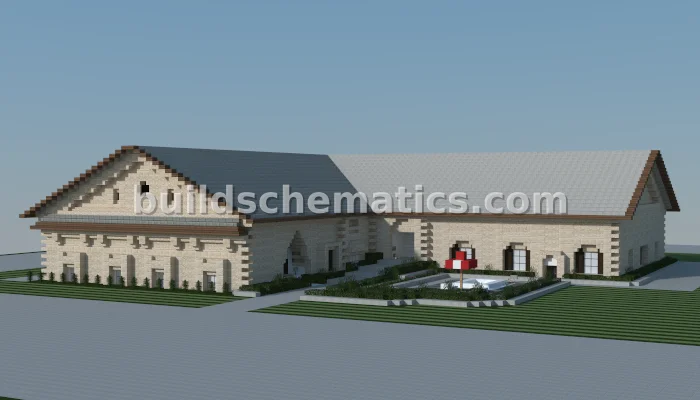 Redstone Powered House Schematic — view 2