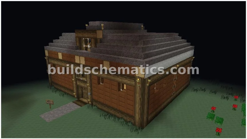 Simple Warehouse and Living Quarters — view 2