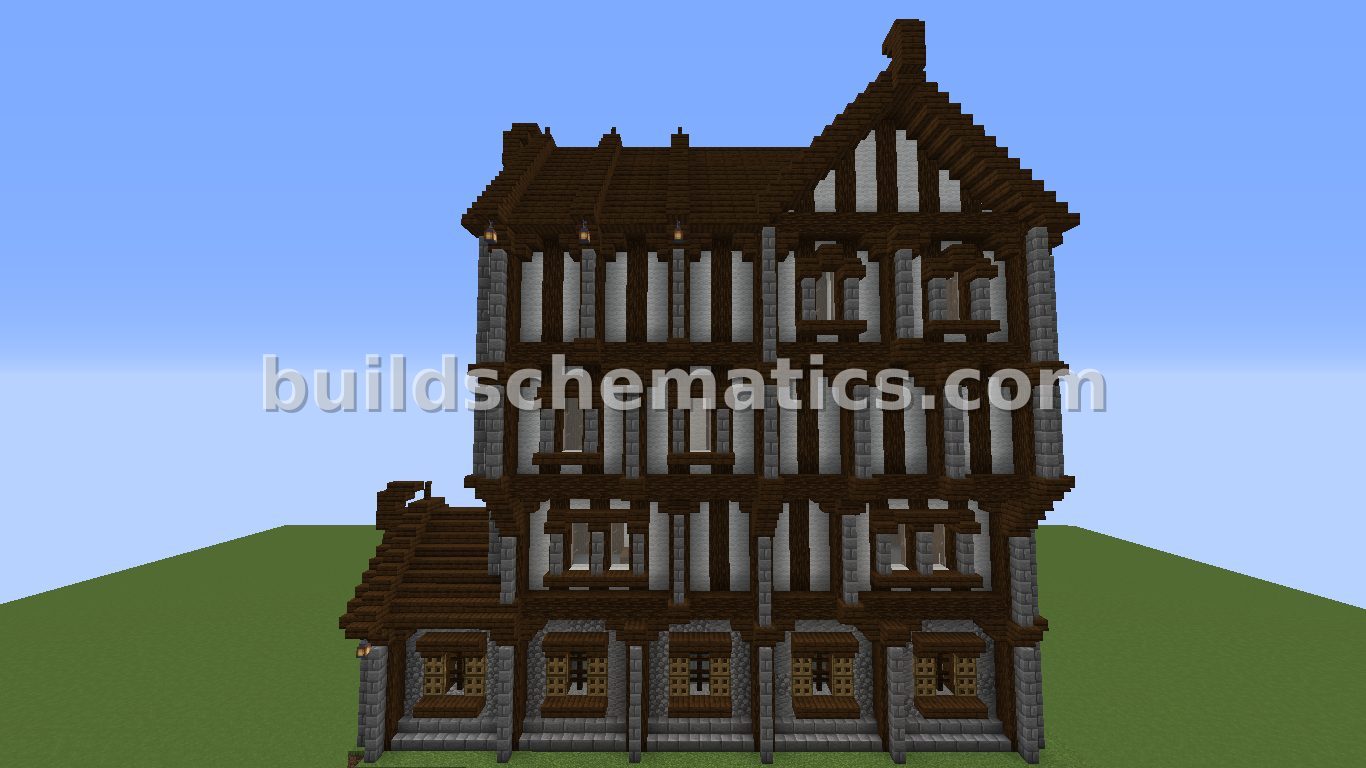 Medieval Town Building 22 Structure — view 3