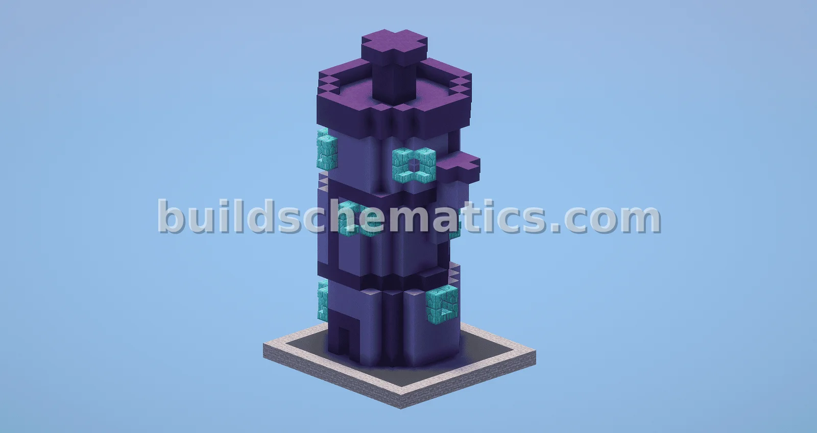 Purple Bikini Bottom House