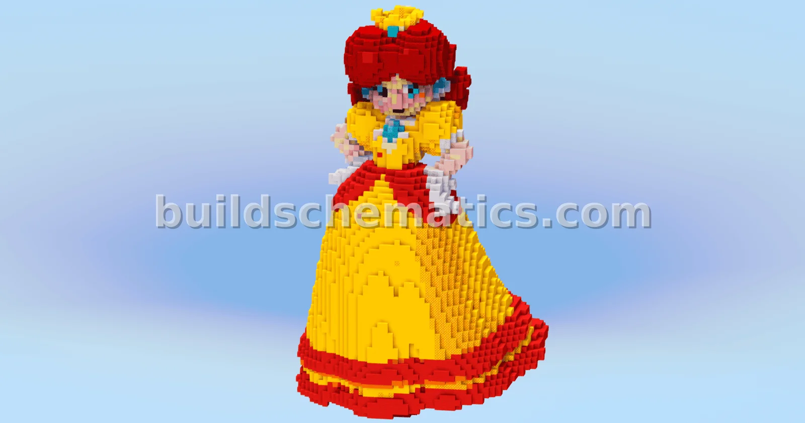 Super Mario Princess Daisy Statue