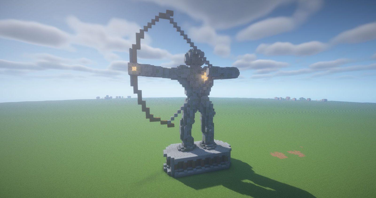 Stone Archer Statue