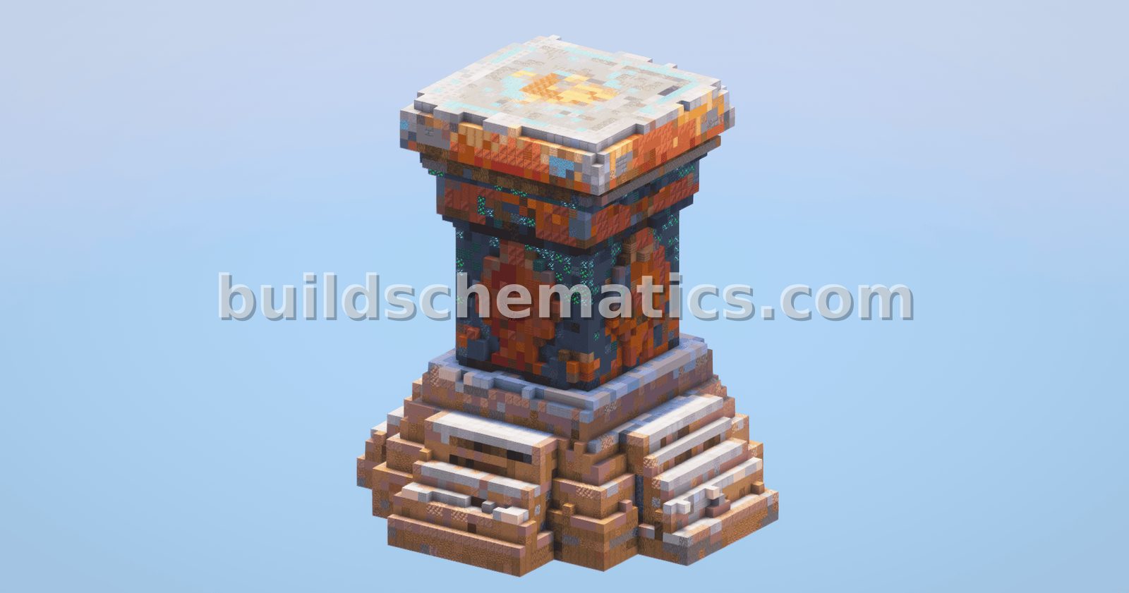 Ancient Aztec Column Structure