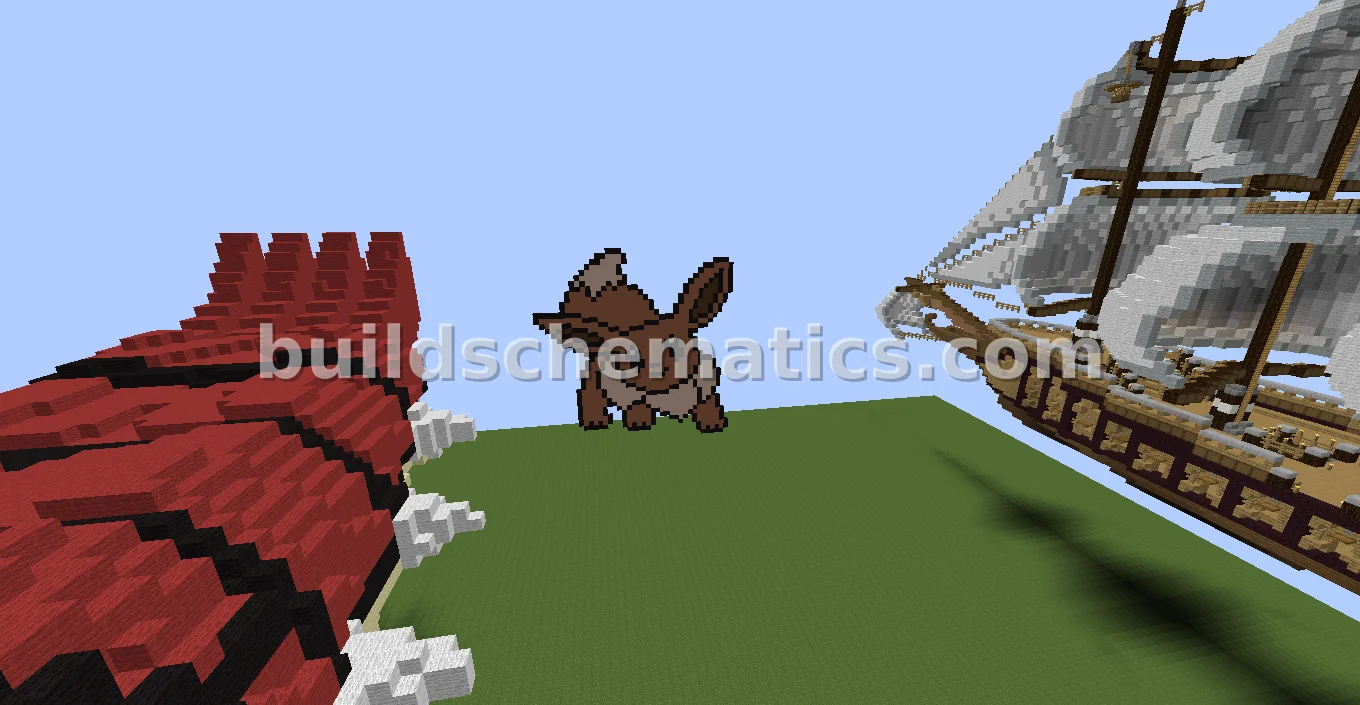 Eevee Pixel Art Build — view 2