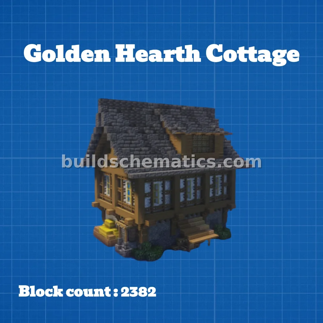 Rustic Golden Hearth Cottage