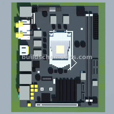 Intel H270N-WIFI Motherboard Pixel Art — view 3