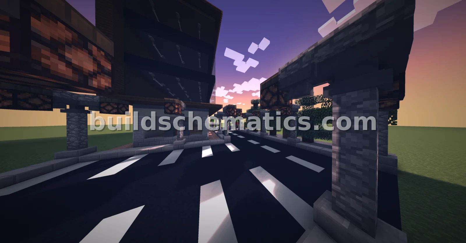 Modern Four Story Shopping Mall With Roads — view 2