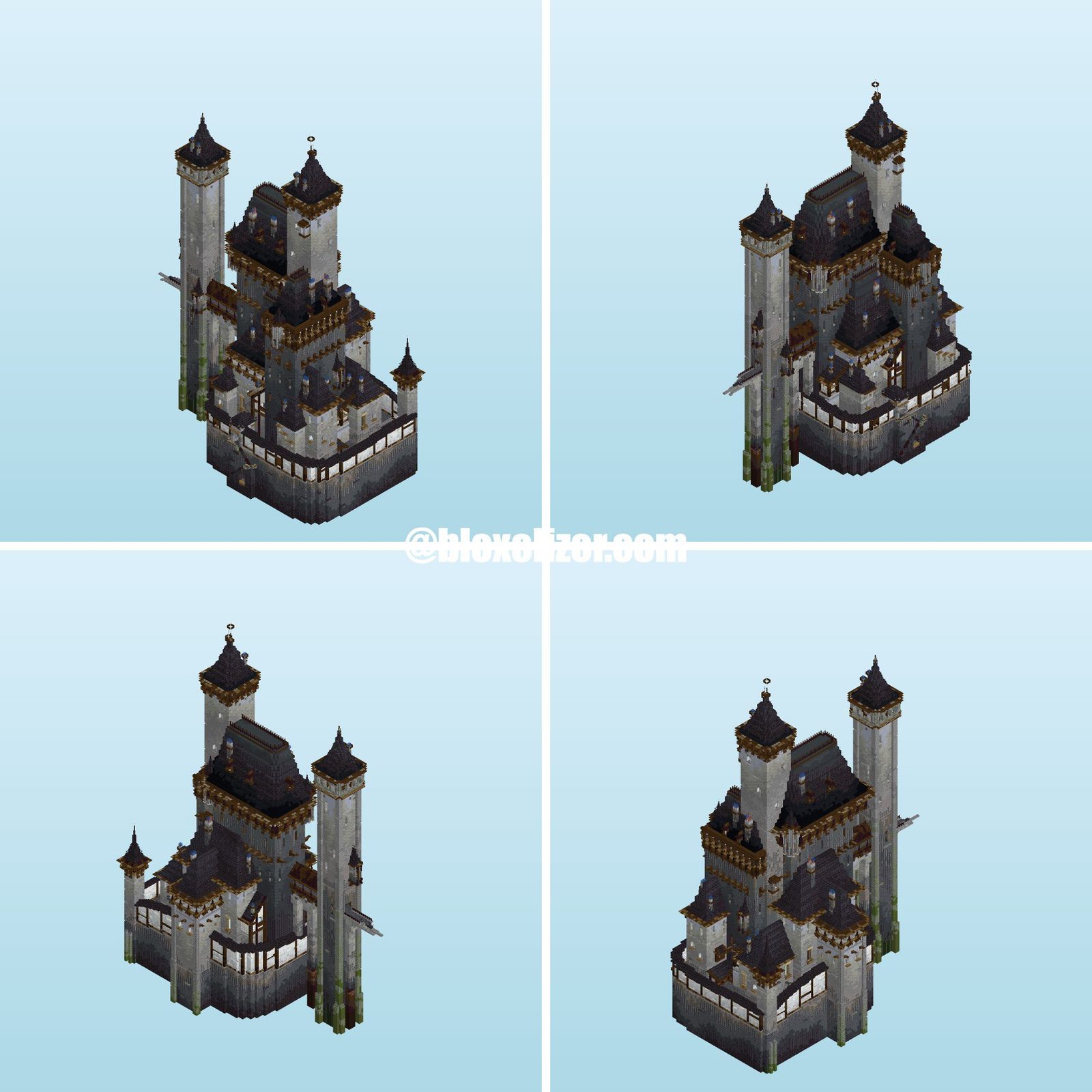 Gothic Dracula Castle Tower