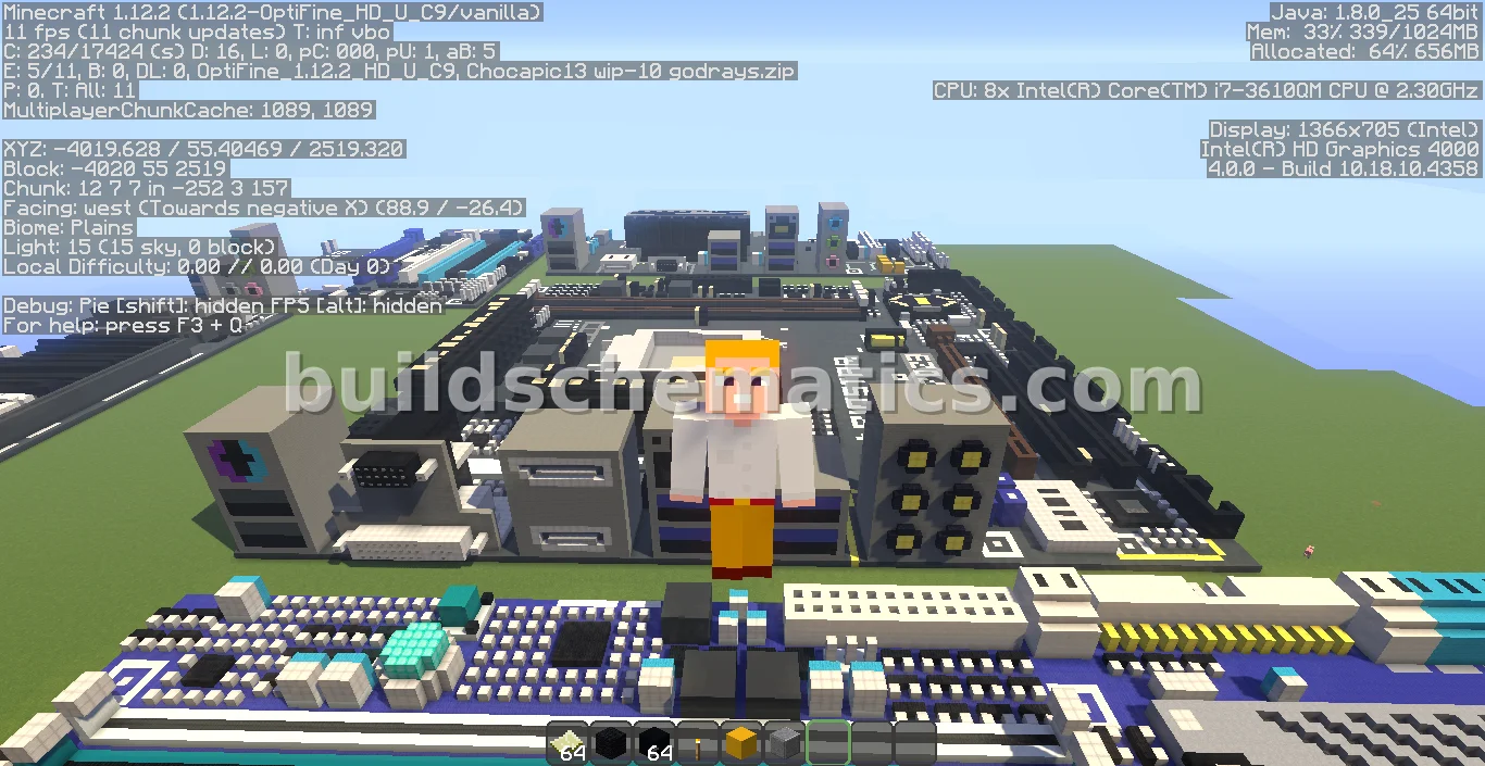 Intel H170Z3 Hi-Fi Motherboard Pixel Art — view 3