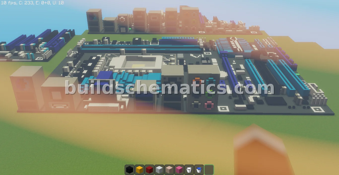 ASUS P8H67-V Motherboard Pixel Art — view 3
