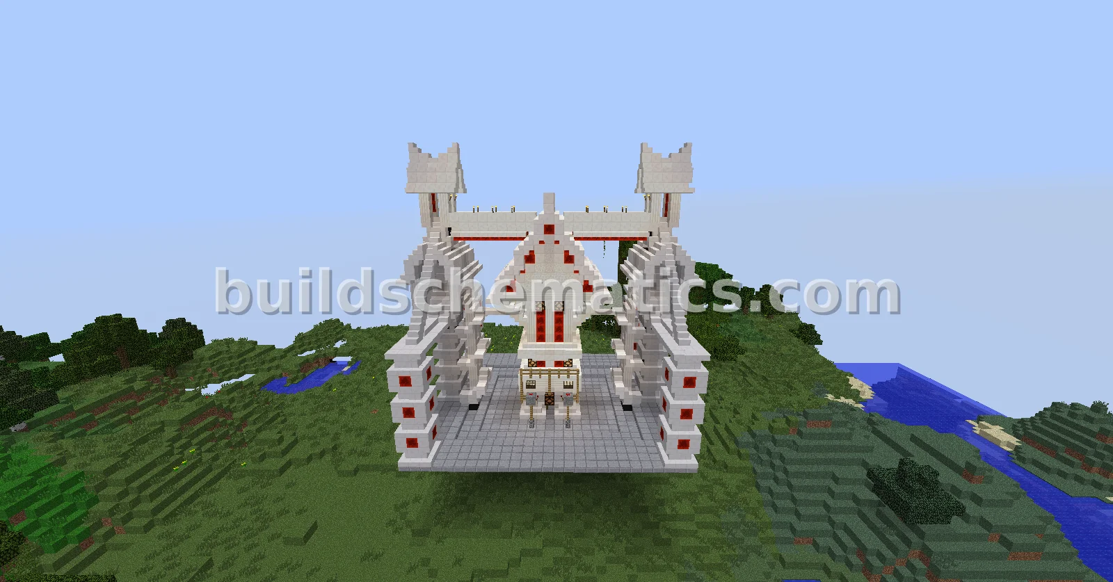 Small Quartz and Redstone Tower
