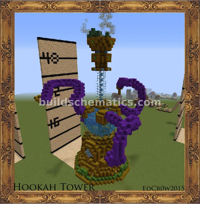 Whimsical Hookah Tower
