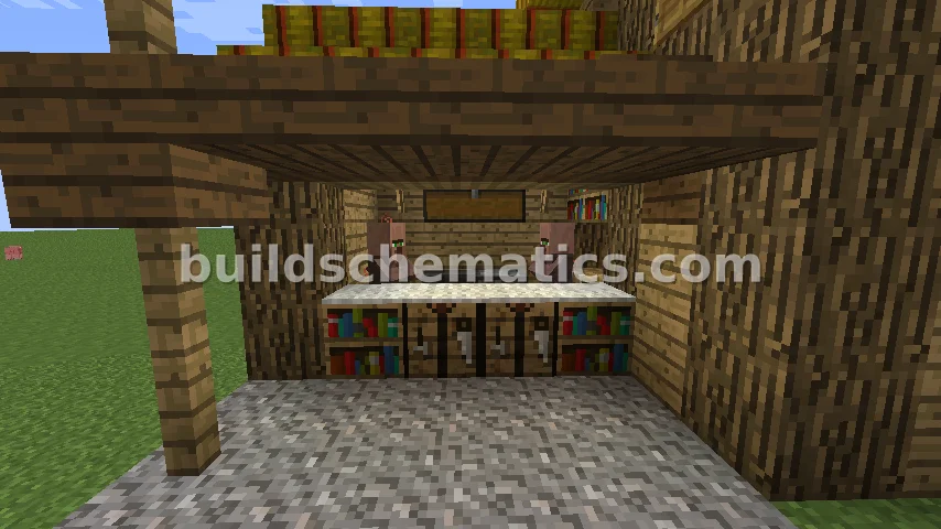 Rustic Village Shop with Player Quarters — view 2