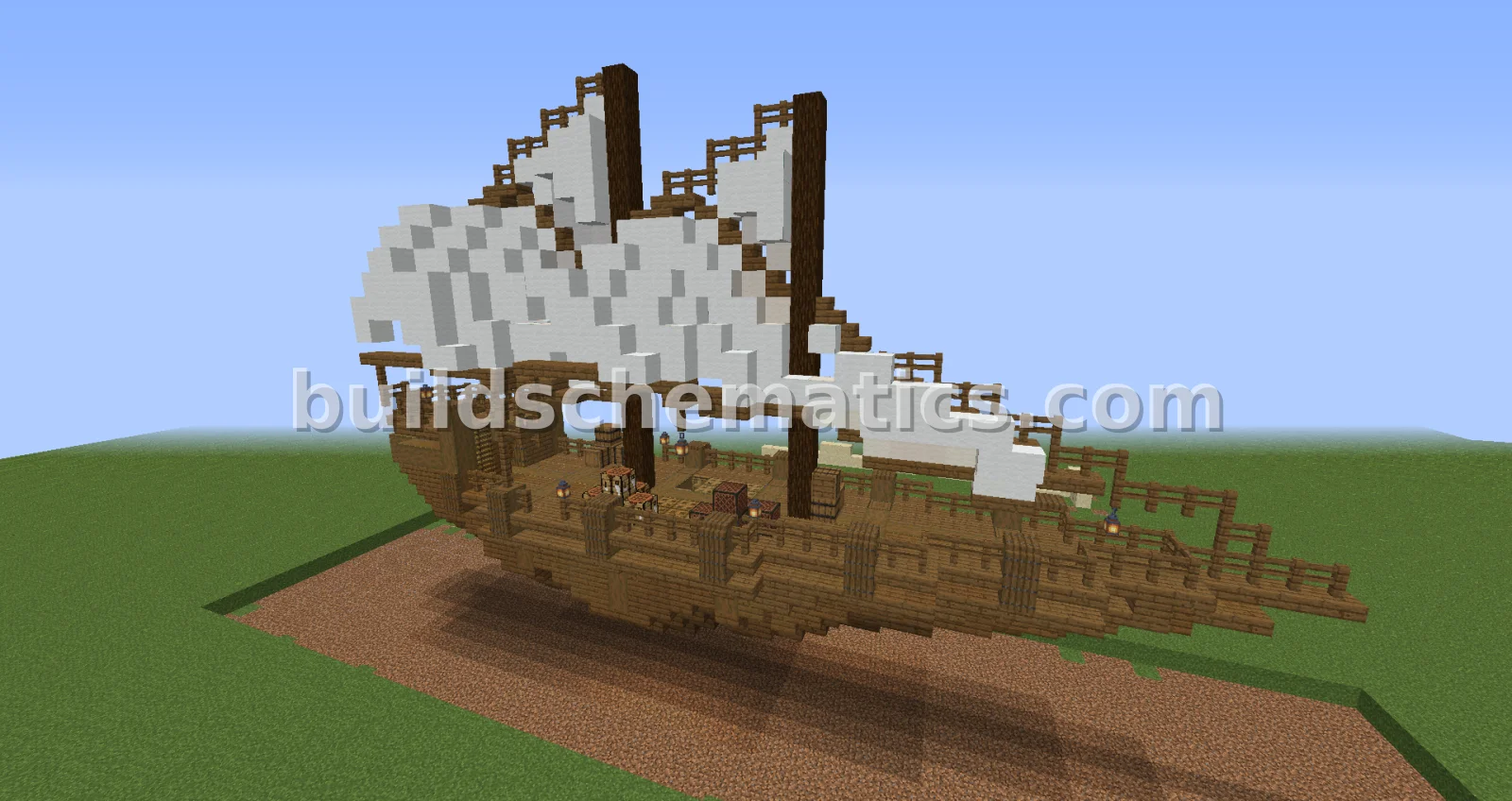 Medieval River Boat
