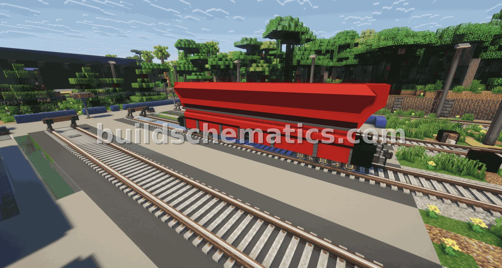 Modern Bulk Cargo Train Wagon