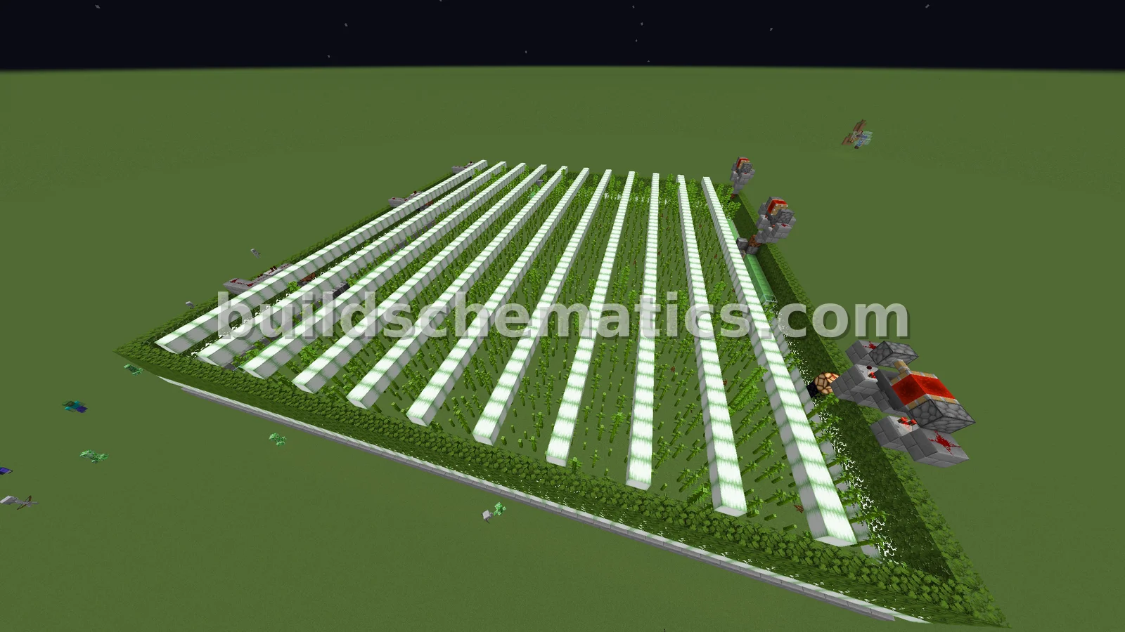 3x3 Chunk Bamboo Farm — view 2