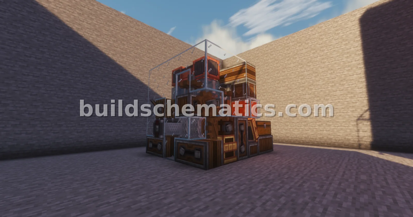 Compact Glass Production Farm