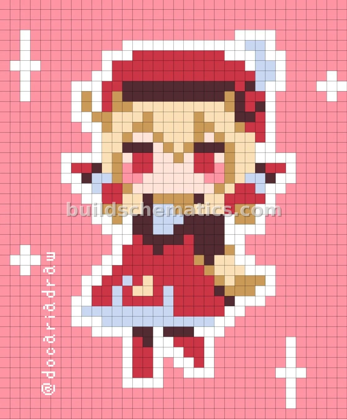 Klee Pixel Art Statue — view 2