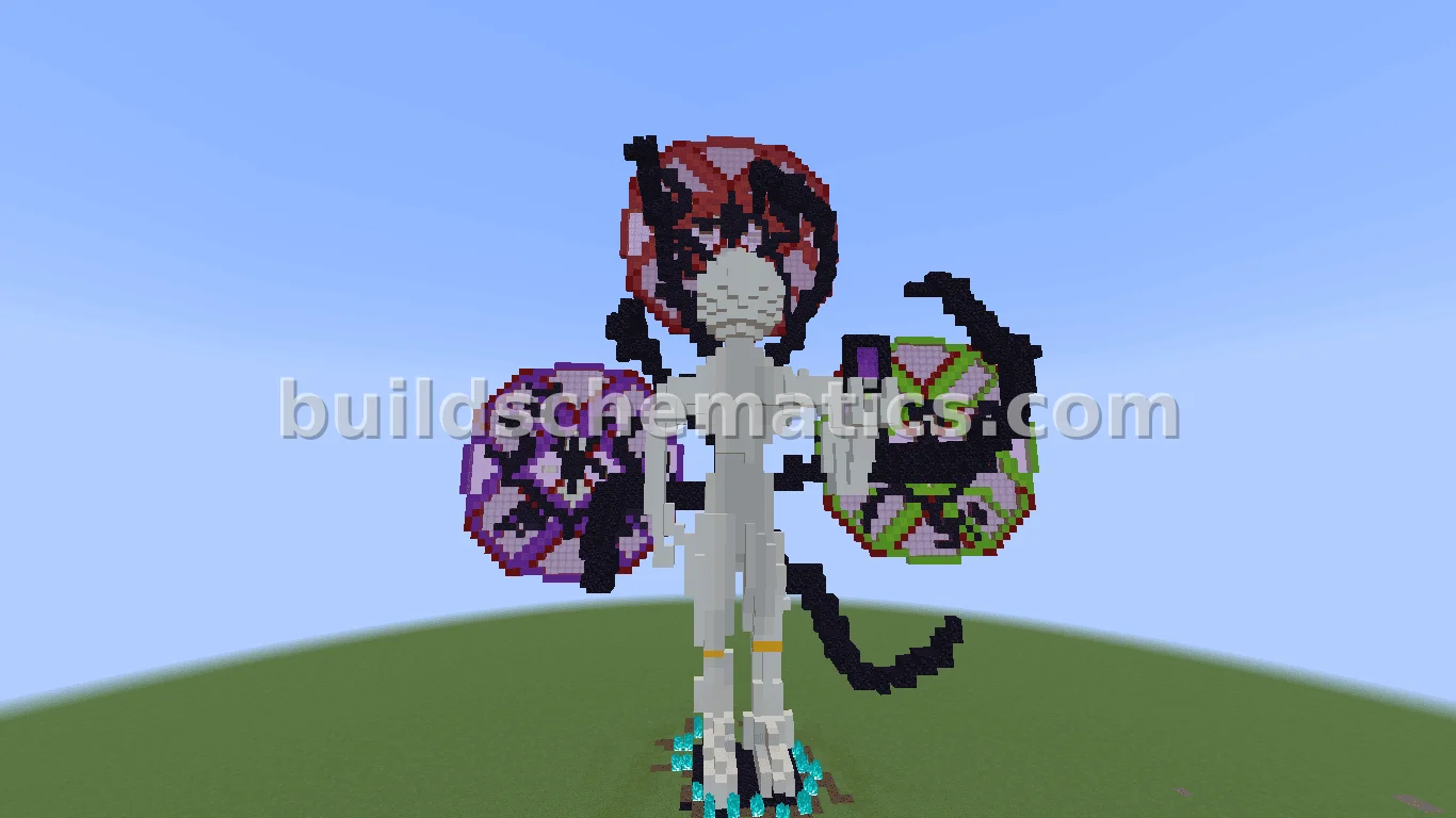 Demonic Tentacle Statue with Portal — view 2