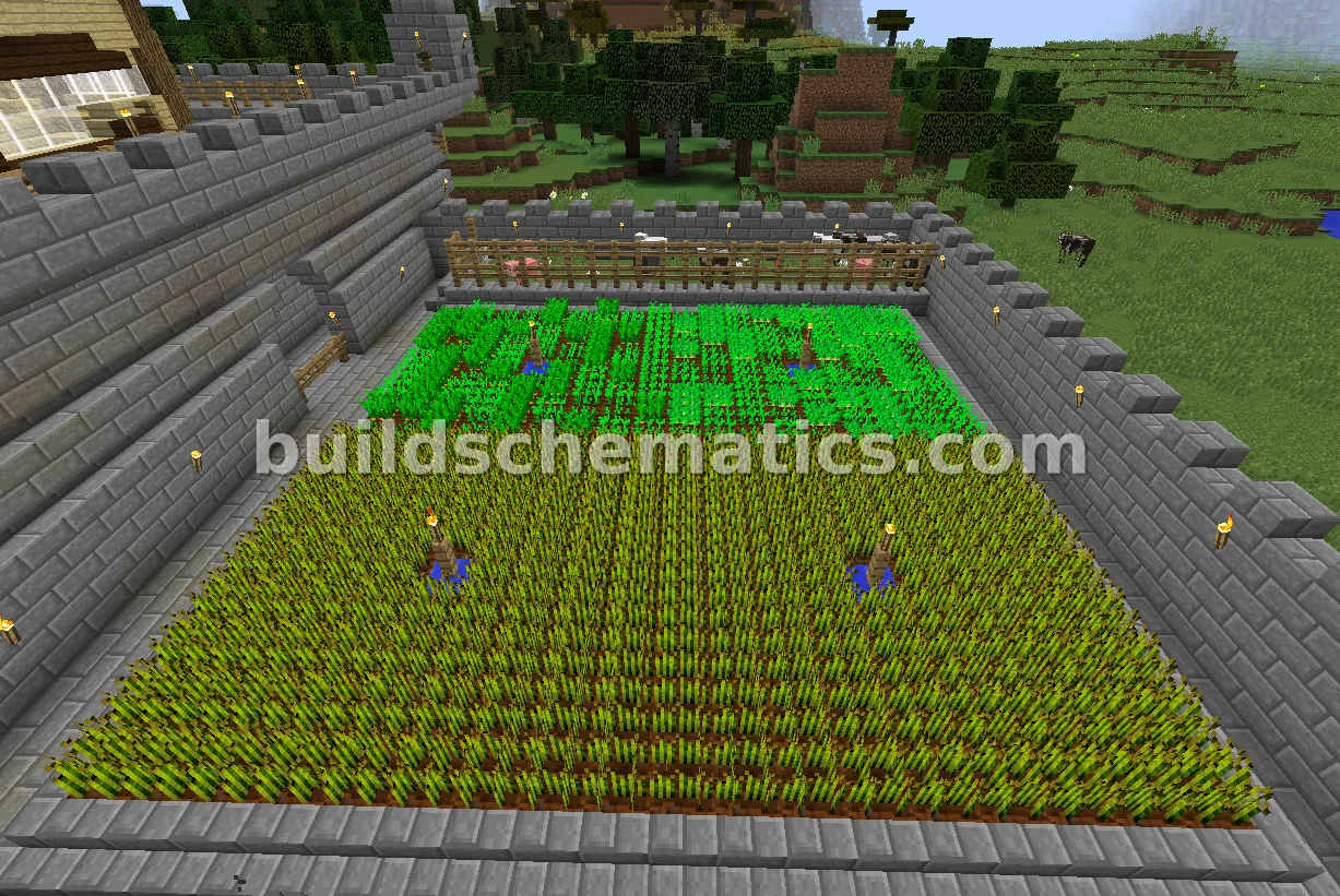 Lord Keep Castle with Farms — view 4